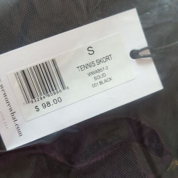 WeWoreWhat Skort Pleated sz S Black NWT Tennis Golf Athleisure Activewear - Picture 7 of 9